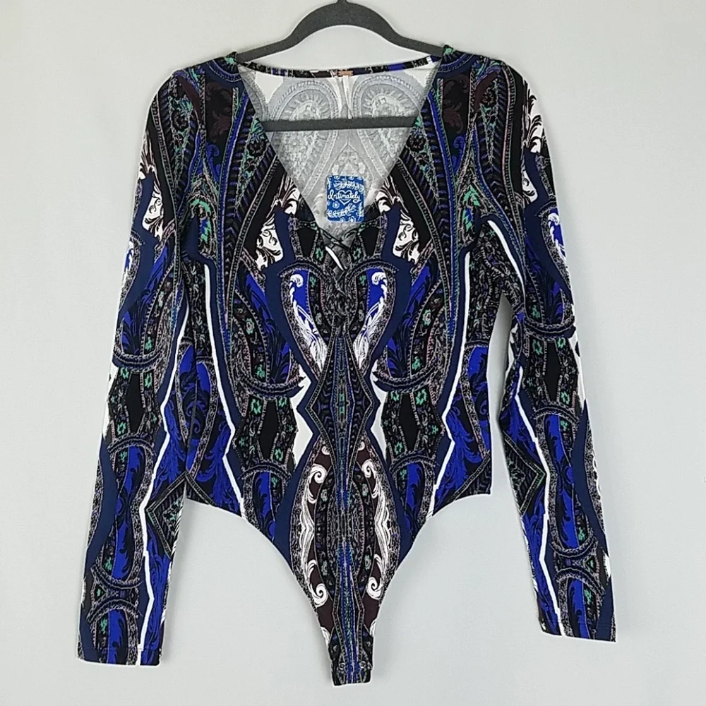 Free People‎ women M Pick A Place Bodysuit